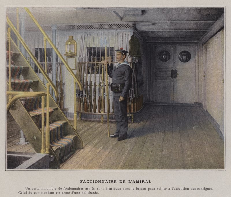 Wachposten des Admirals von (after) French Photographer