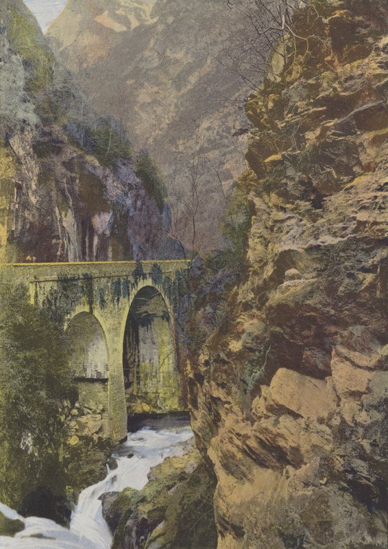 Die Brücke von Hourat von (after) French Photographer