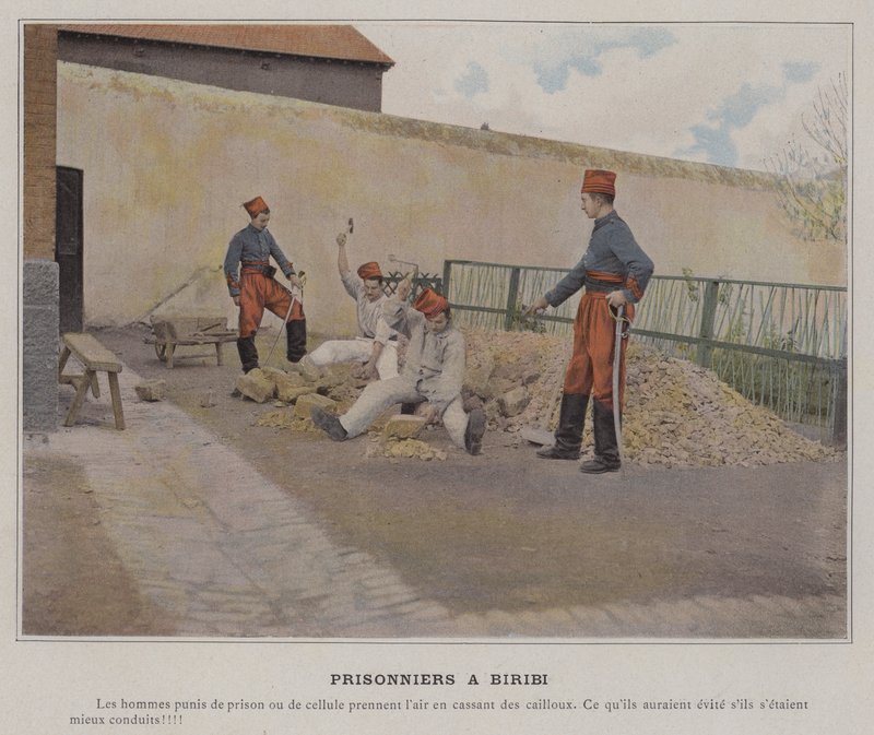 Gefangene in Biribi von (after) French Photographer