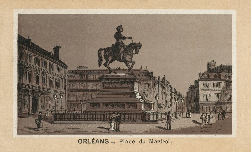 Orleans: Place du Martroi von (after) French School