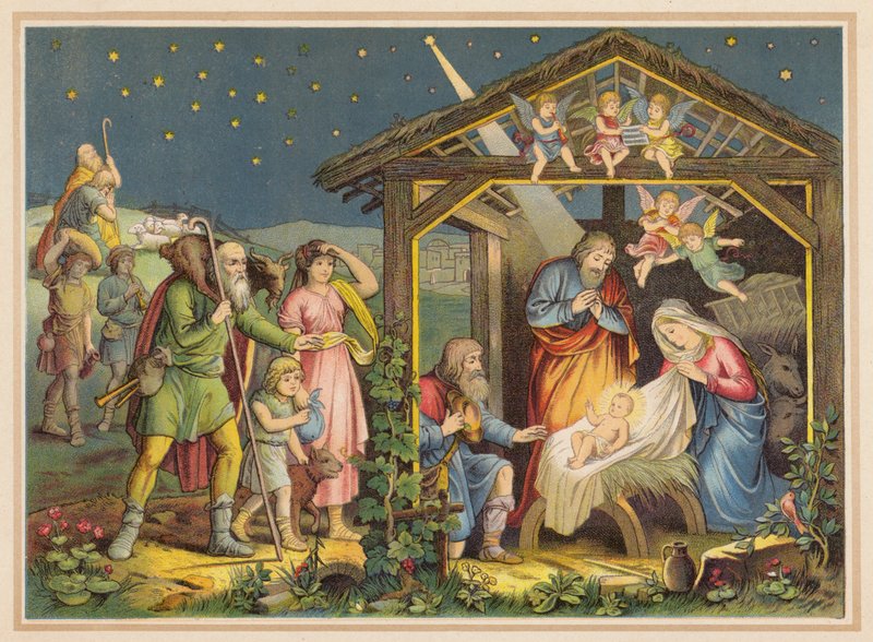 Die Geburt Christi von (after) German School