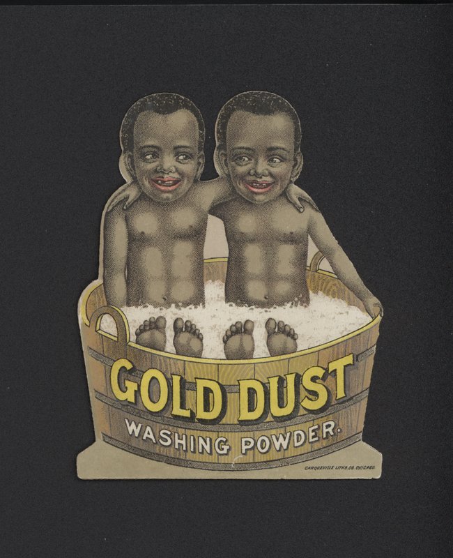 Werbung für Gold Dust Waschpulver von American School