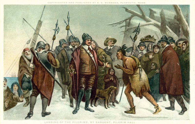 Landung der Pilgerväter von American School
