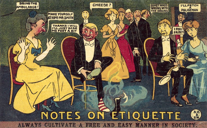 Notizen zur Etikette von American School