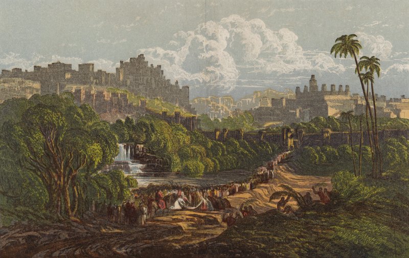 Christi Einzug in Jerusalem von English School