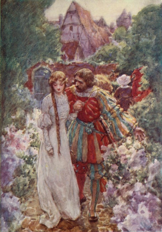 Faust und Margherita im Garten von English School