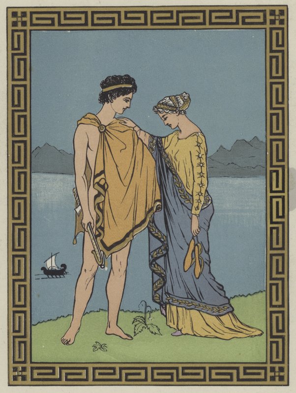 Theseus und seine Mutter von English School