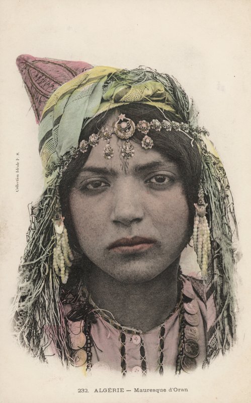 Ein maurisches Mädchen aus Oran von French Photographer