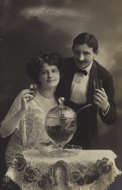 Paar trinkt Punsch von French Photographer