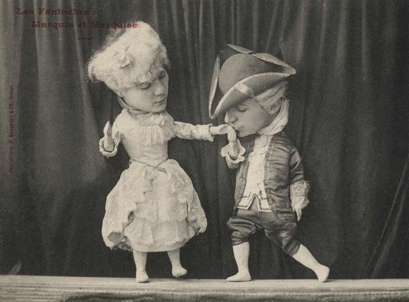 Puppen Marquis und Marquise von French Photographer