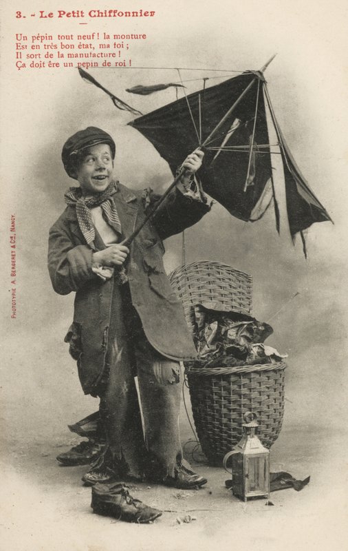 Der kleine Lumpensammler von French Photographer