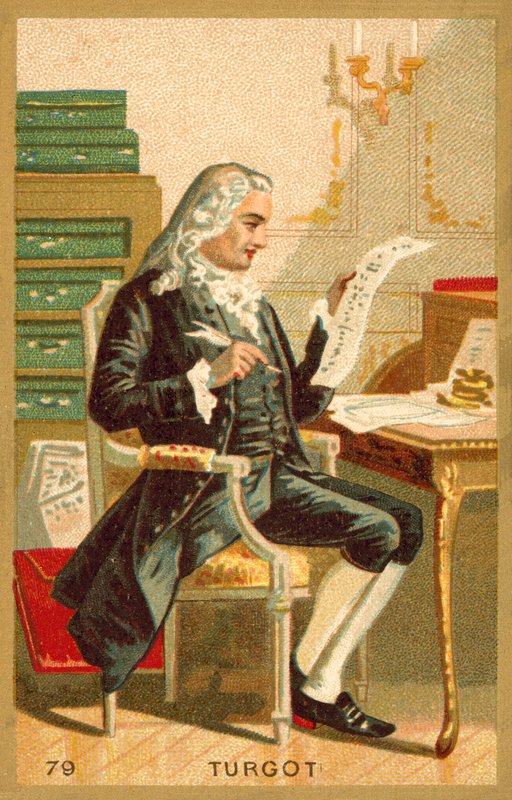 Anne-Robert-Jacques Turgot, französischer Ökonom und Staatsmann von French School