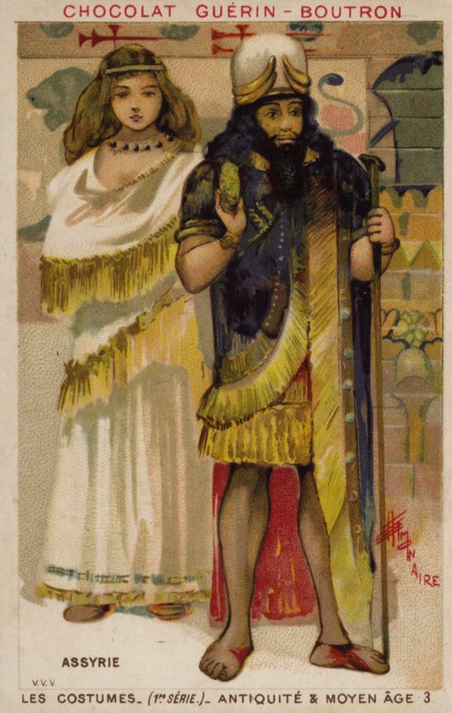Assyrische Kostüme von French School