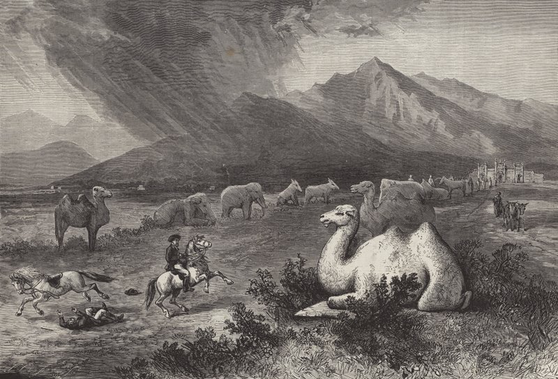 Eingang zu den Gräbern der Kaiser von China von French School