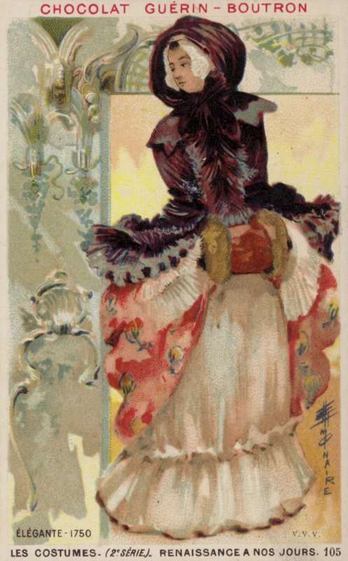 Modische Dame, 1750 von French School