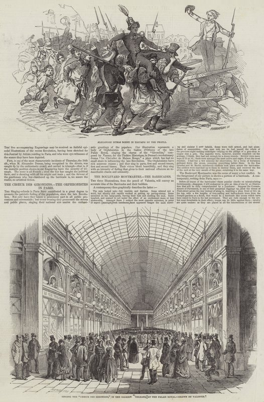 Französische Revolution von 1848 von French School