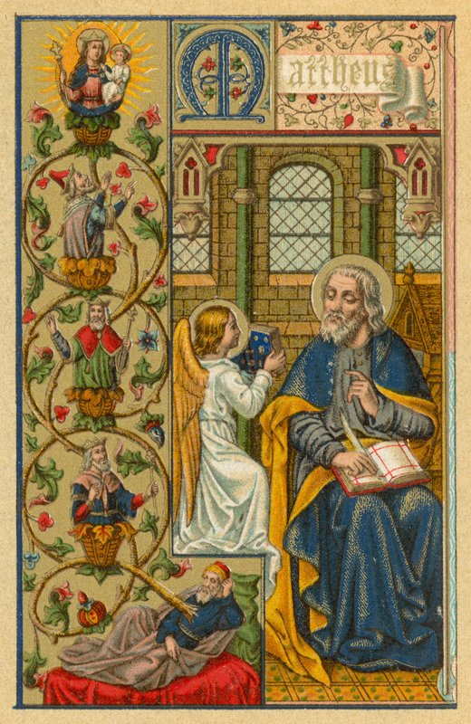 Heiliger Matthäus von French School