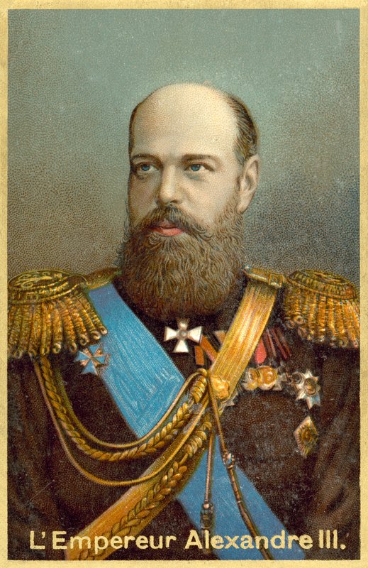 Zar Alexander III. von Russland von French School