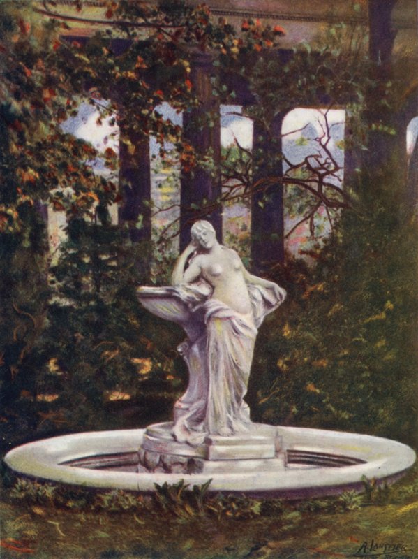 Ein schöner Brunnen in Berlin von A. Langfier