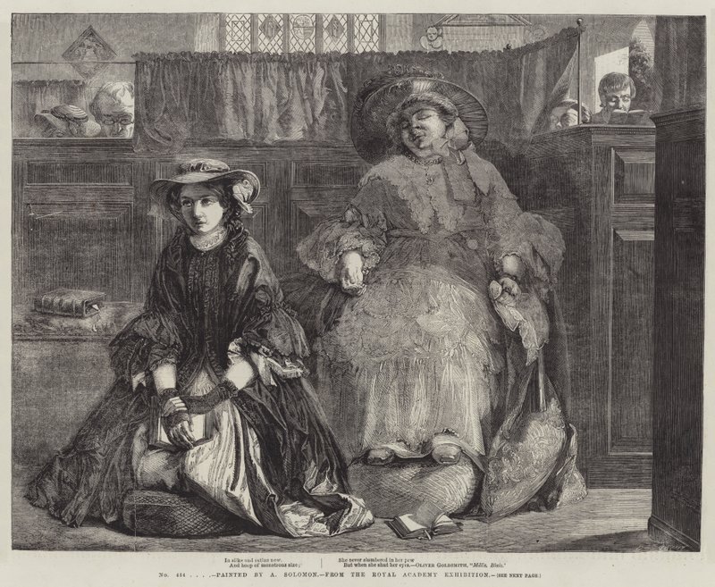 Ausstellung der Royal Academy von Abraham Solomon