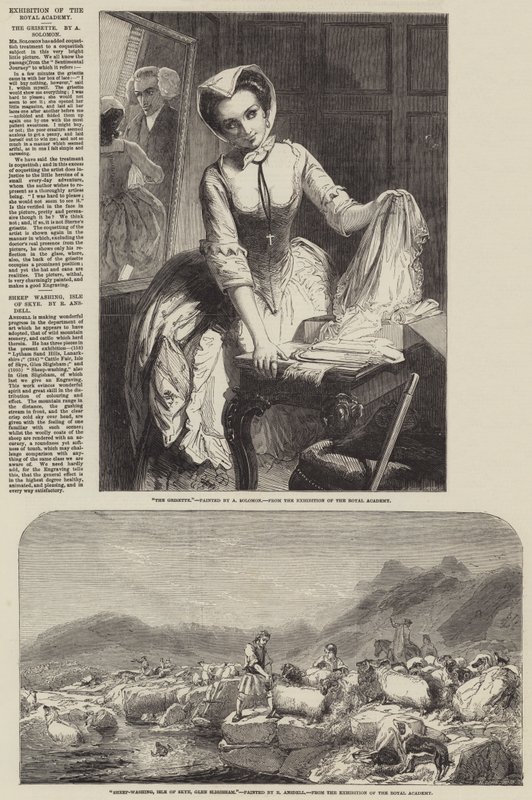 Ausstellung der Royal Academy von Abraham Solomon