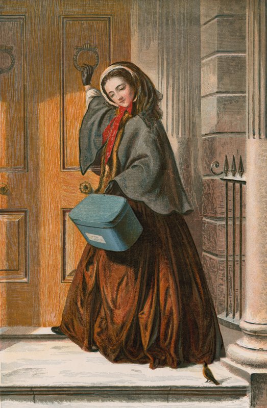 Der Weihnachtseinkauf von Abraham Solomon