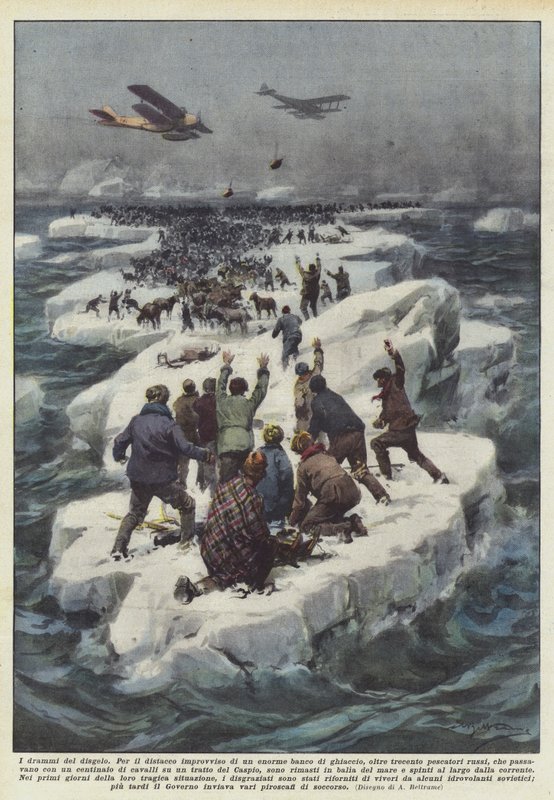 Die Dramen des Tauwetters von Achille Beltrame