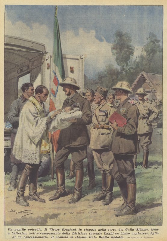 Ein freundliches Ereignis von Achille Beltrame