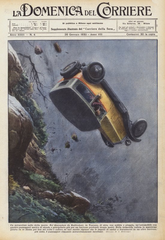 Ein wundersamer Todessprung von Achille Beltrame