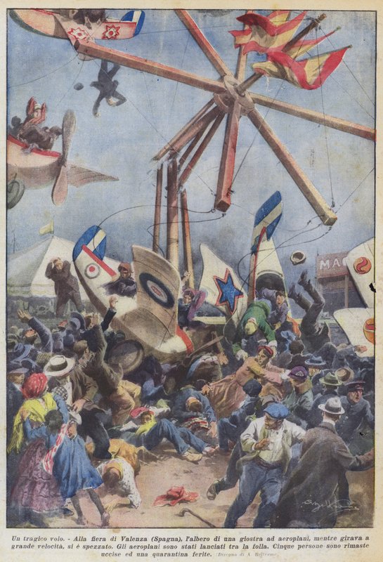 Ein tragischer Flug von Achille Beltrame