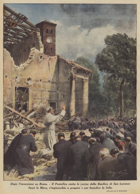 Nach dem Überfall auf Rom von Achille Beltrame