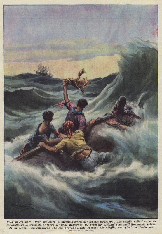 Dramen des Meeres von Achille Beltrame