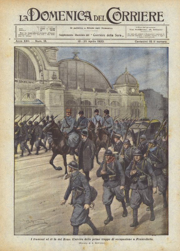 Die Franzosen jenseits des Rheins von Achille Beltrame
