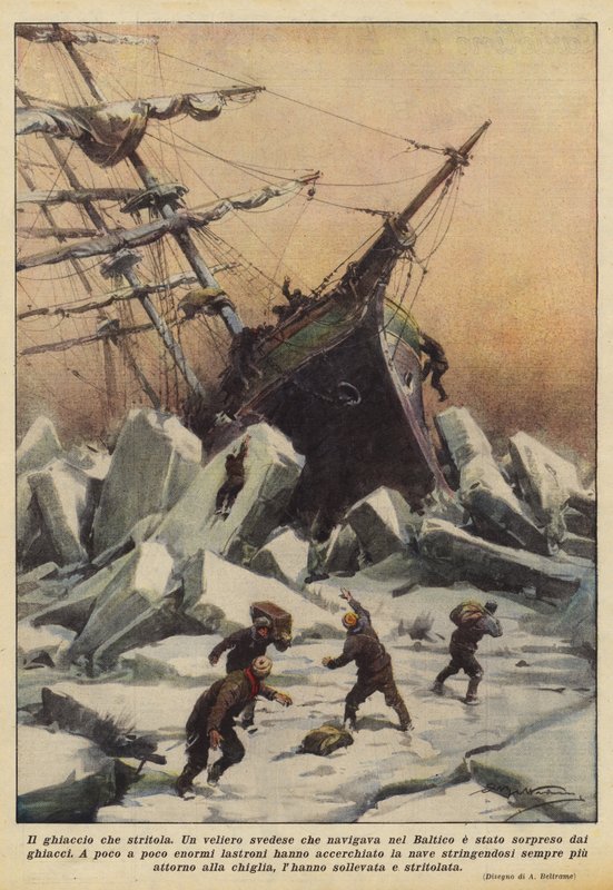 Das Eis, das zerquetscht von Achille Beltrame