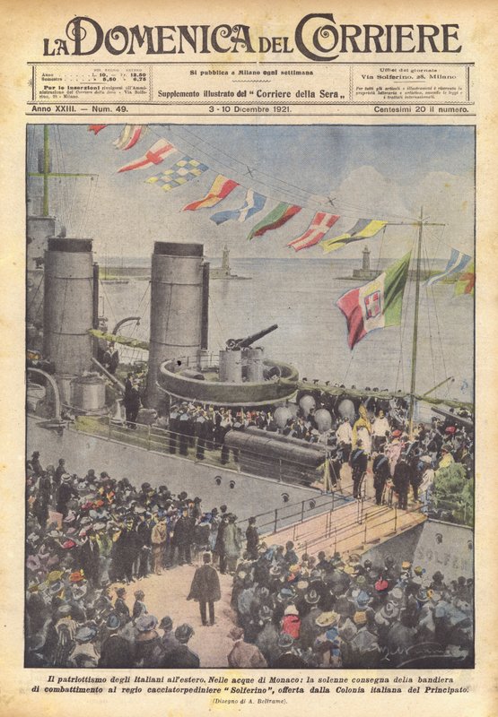 Der Patriotismus der Italiener im Ausland von Achille Beltrame