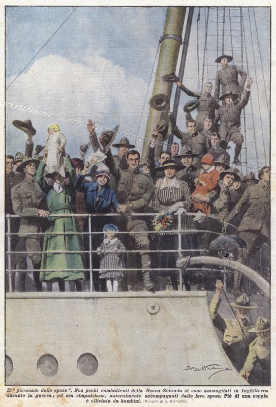 Das Brautschiff von Achille Beltrame