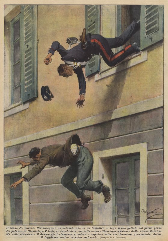 Das Pflichtbewusstsein von Achille Beltrame