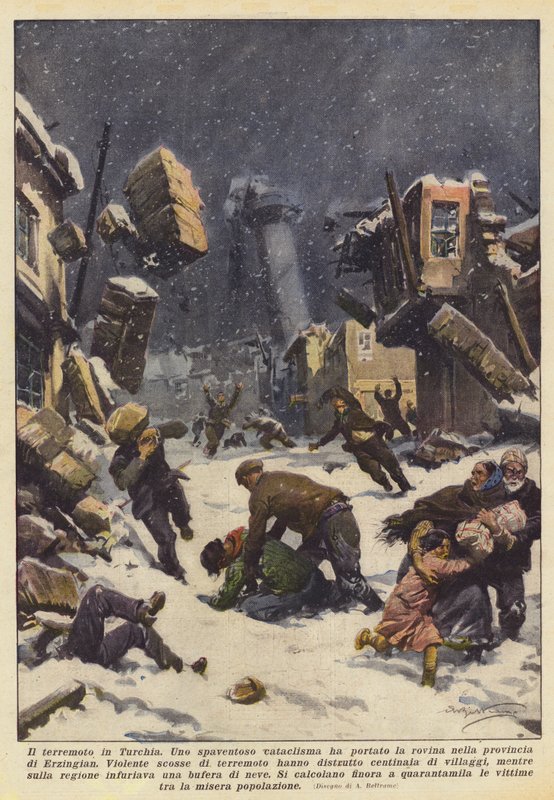 Das Erdbeben in der Türkei von Achille Beltrame