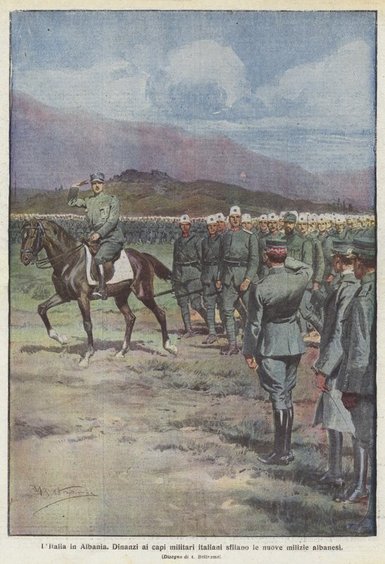 Italien in Albanien von Achille Beltrame