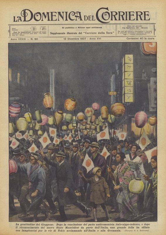 Die Dankbarkeit Japans von Achille Beltrame