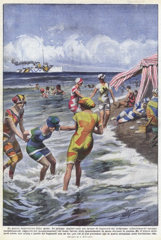 Der Krieg als Inspiration für die Mode von Achille Beltrame