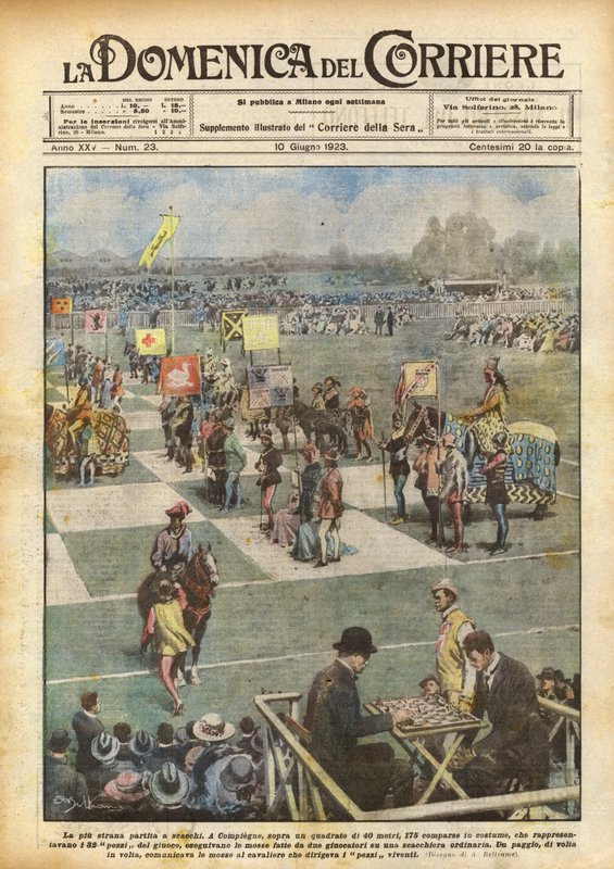 Das seltsamste Schachspiel von Achille Beltrame