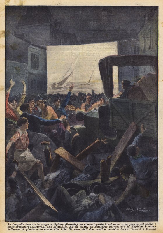 Die Tragödie während der Freizeit von Achille Beltrame