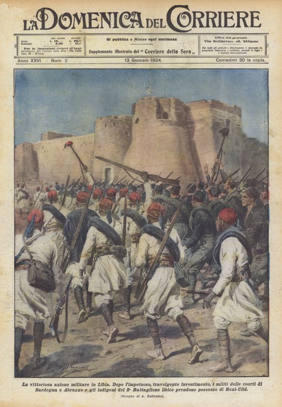 Die siegreiche Militäraktion in Libyen von Achille Beltrame