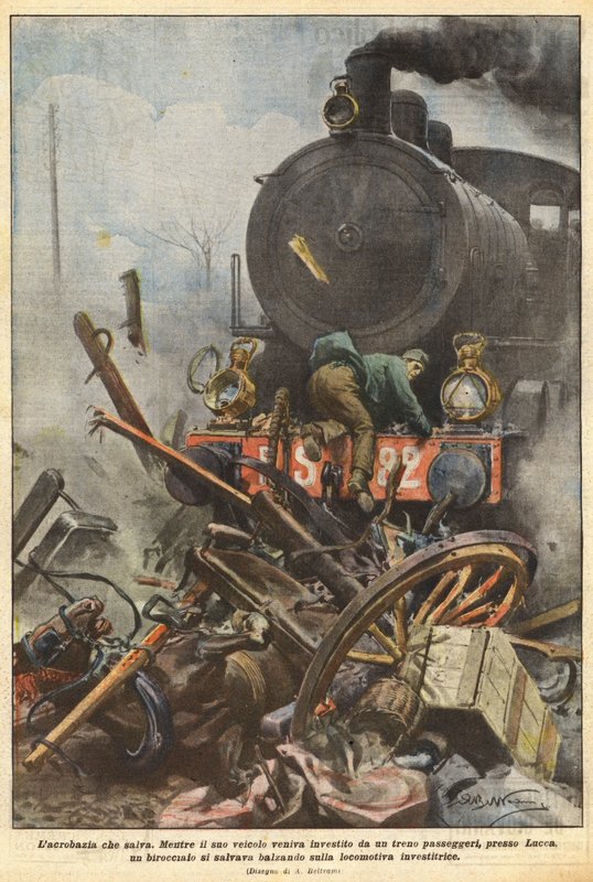 Die rettende Akrobatik von Achille Beltrame