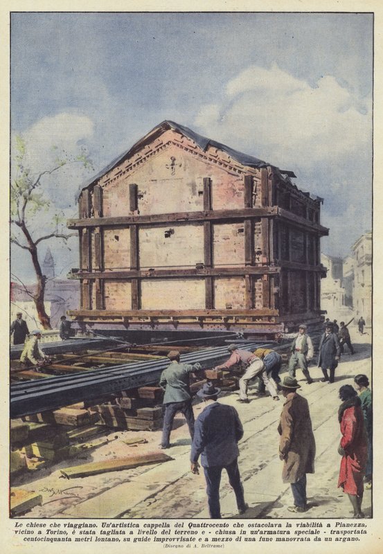 Die reisenden Kirchen von Achille Beltrame