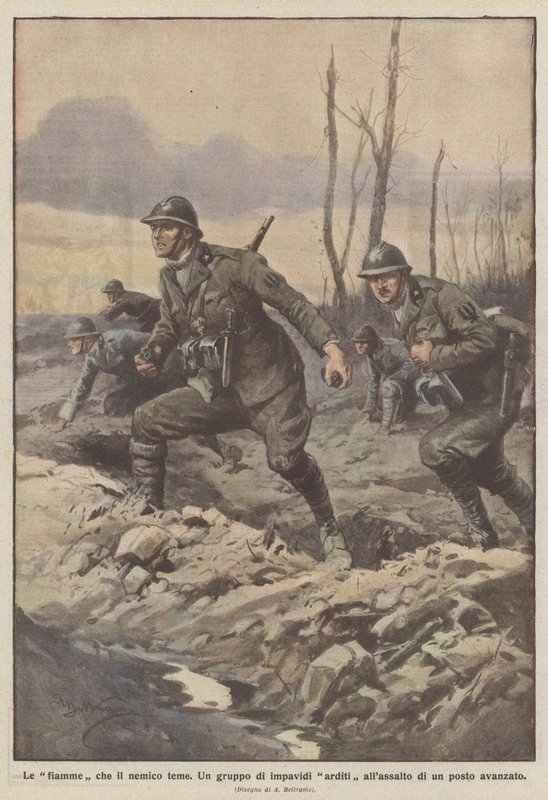 Die Flammen, Die Der Feind Fürchtet von Achille Beltrame