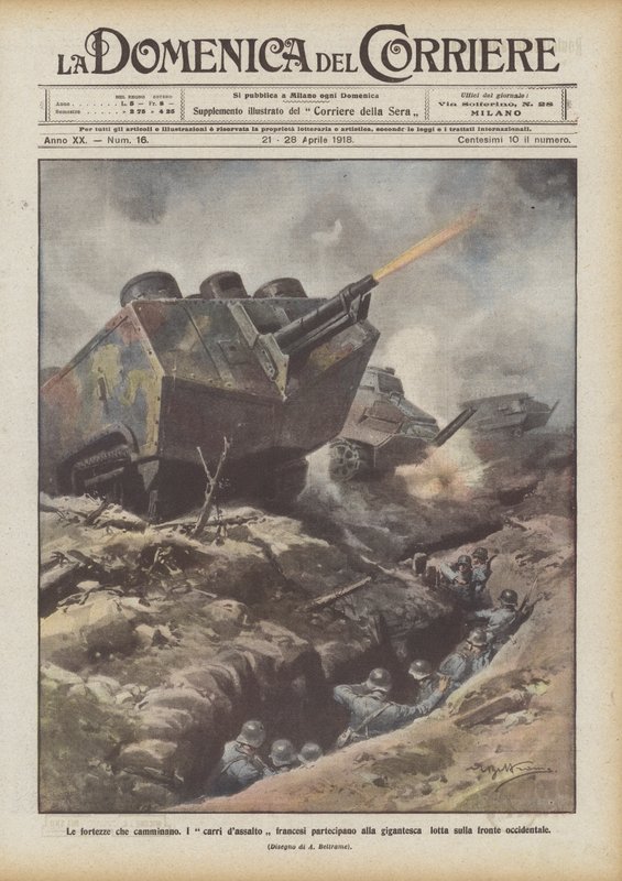 Die Gehenden Festungen von Achille Beltrame