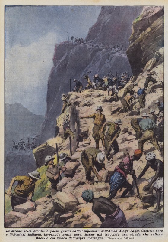 Die Straßen der Zivilisation von Achille Beltrame