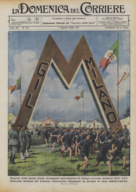 Jungen des neuen Italiens von Achille Beltrame